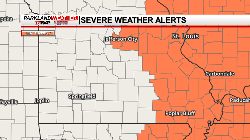 Heat Advisory Remains in Effect Through Thursday Evening