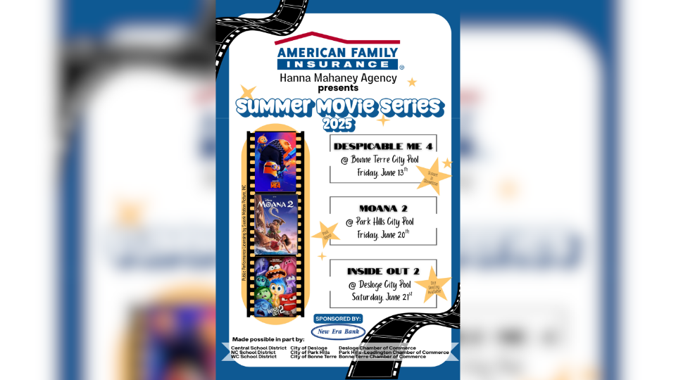 Summer Movie Series Returns with Family Favorites at Local Pools