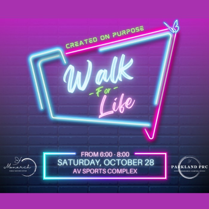 Walk for Life is This Month
