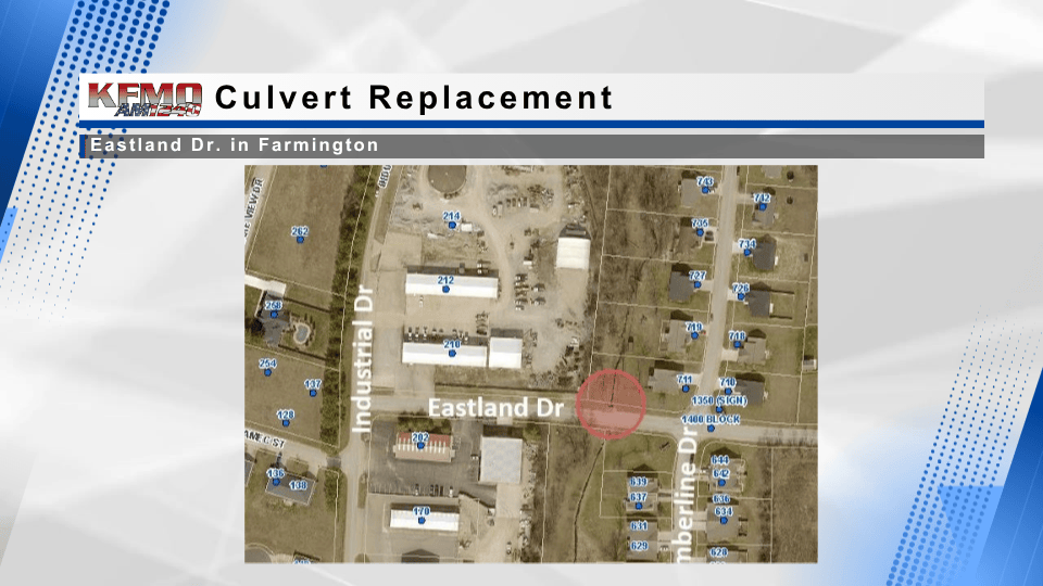 Eastland Drive to Close Temporarily for Culvert Replacement in Farmington