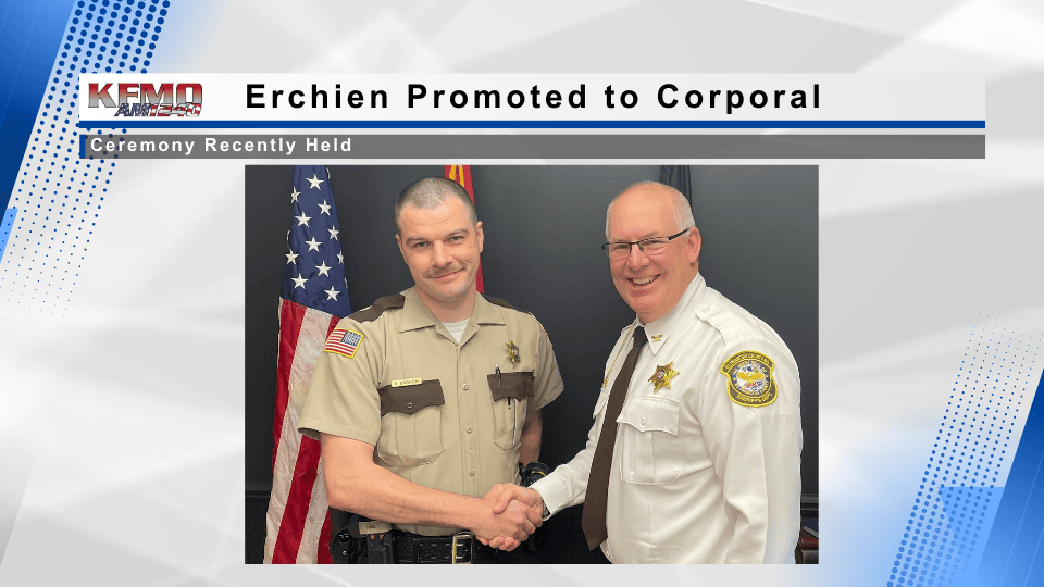 Erchien Promoted to Corporal at St. Francois County Sheriff's Department