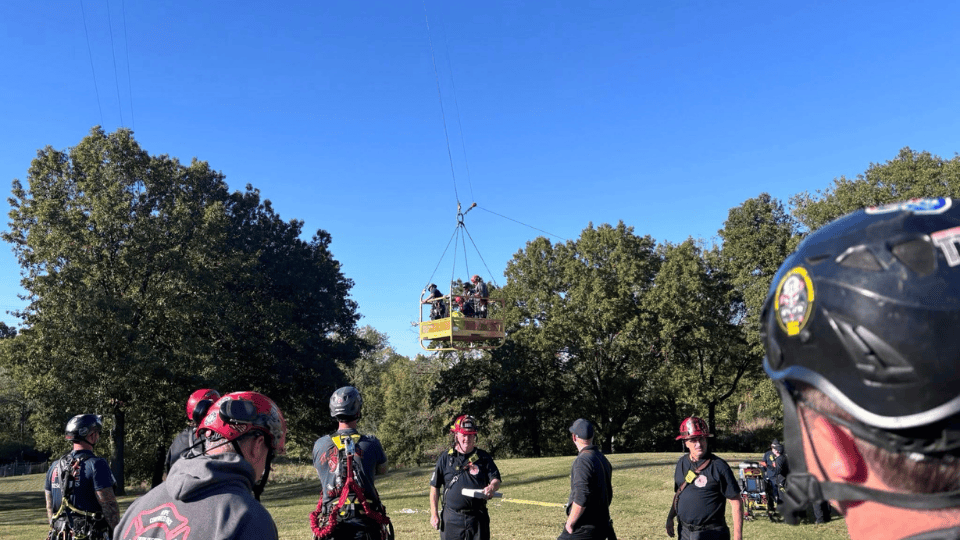 High-Angle Rescue at KSDK TV Tower Ends Safely
