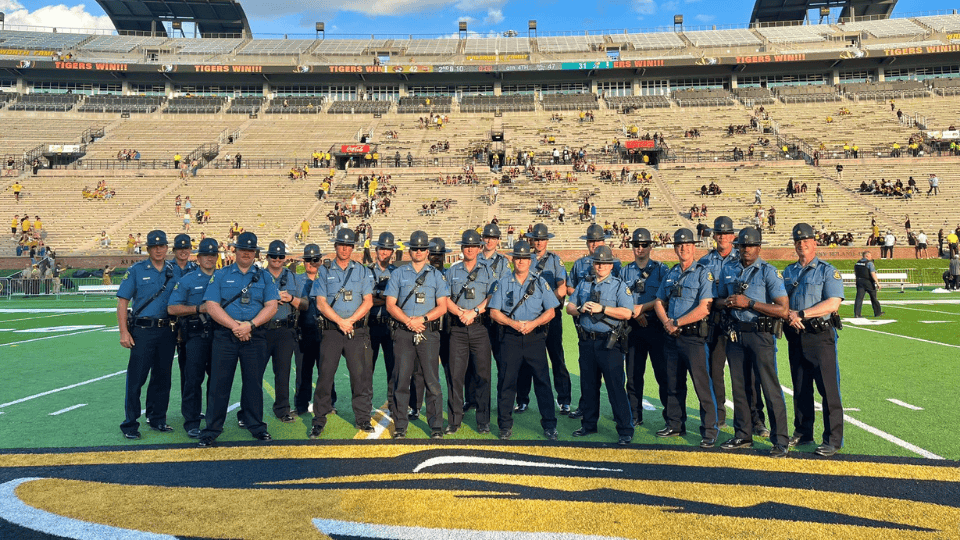 Highway Patrol Assists with Security at Mizzou Football Season Opener