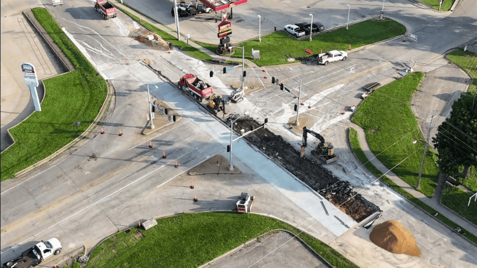 Intersection Upgrades Underway at East Main and Flat River Drive