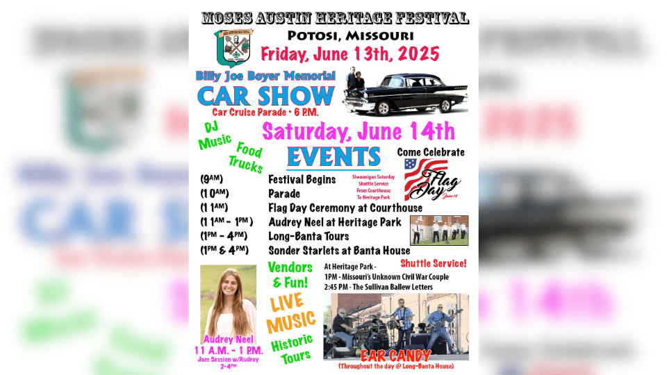 Moses Austin Heritage Festival This Weekend